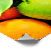 Citrus und Blätter Graphic Poster (Ecke)