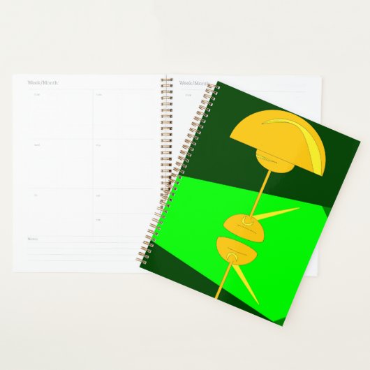 Citrus und Obelisque Hard Cover Gold Planner Planer (Anzeige)