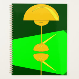 Citrus und Obelisque Hard Cover Gold Planner Planer