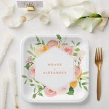 Citrus Watercolor Wedding