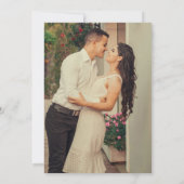 Citrus Watercolor Wir machen Hochzeitsstift Foto Einladung (Rückseite)