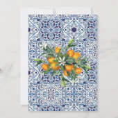 Citrus Wedding Einladung (Rückseite)