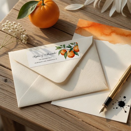Citrus Wedding | Mediterranean Orange