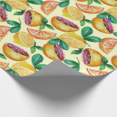 Citrus Wrapping Paper Geschenkpapier (Ecke)