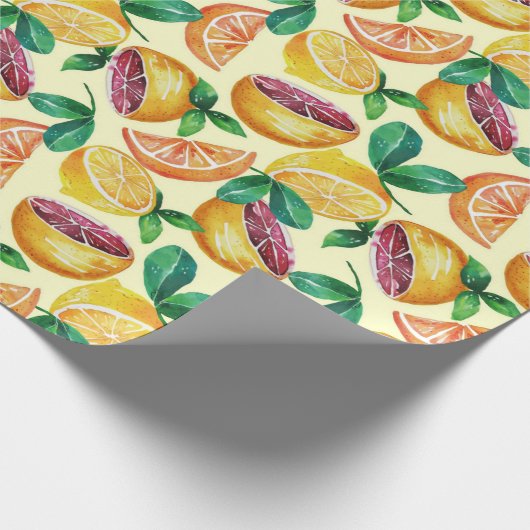 Citrus Wrapping Paper Geschenkpapier (Ecke)