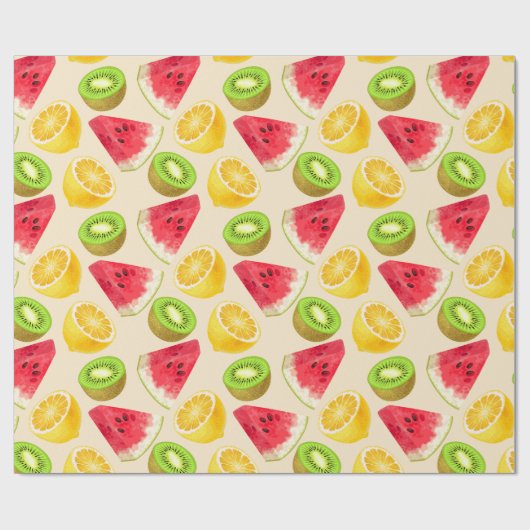 Citrus Wrapping Paper Geschenkpapier (Flach)
