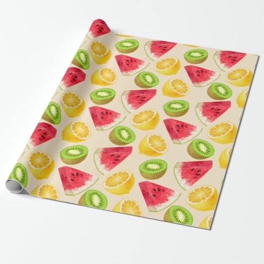 Citrus Wrapping Paper Geschenkpapier (Ungerollt)