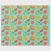 Citrus Wrapping Paper Geschenkpapier (Flach)