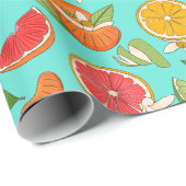 Citrus Wrapping Paper Geschenkpapier (Rolleneckpunkt)