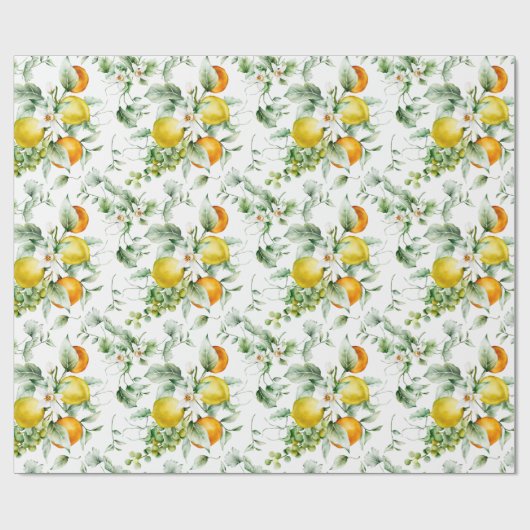 Citrus Wrapping Paper Geschenkpapier (Flach)