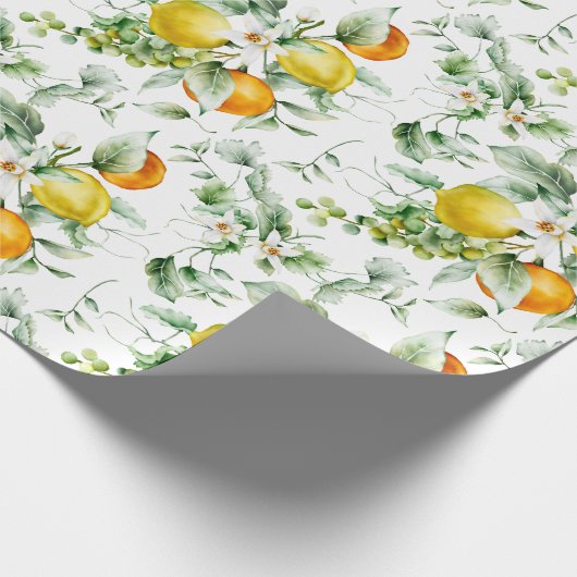 Citrus Wrapping Paper Geschenkpapier (Ecke)