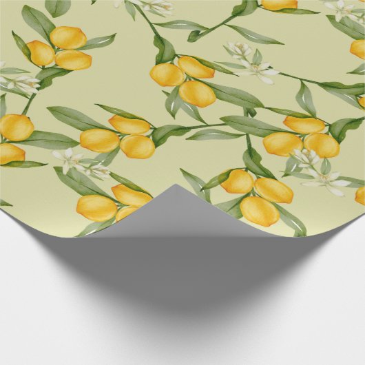 Citrus Wrapping Paper Geschenkpapier (Ecke)