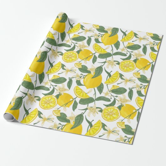 Citrus Wrapping Paper Geschenkpapier (Ungerollt)