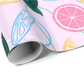 Citrus Wrapping Paper Geschenkpapier (Rolleneckpunkt)