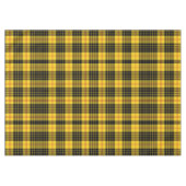 Citrus Yellow Black Kariert Tischdecke (Vorderseite (Horizontal))