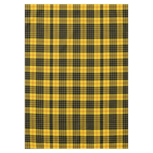 Citrus Yellow Black Kariert Tischdecke (Vorderseite)