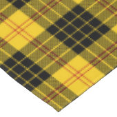 Citrus Yellow Black Kariert Tischdecke (Schrägansicht)