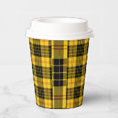 Citrus Yellow Kariert Paper Cups Pappbecher (Rechts)