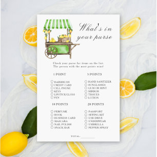 Citrus-Zitrone - Was ist in deinem Handtaschen-Spi