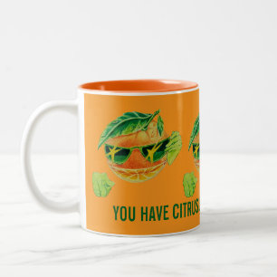 CITRUSLY GOOD DESIGNED DAMEN-TASSE  ZWEIFARBIGE TASSE