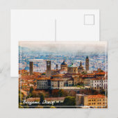 Citta Alta in Bergamo, Italien Postcard Postkarte (Vorne/Hinten)