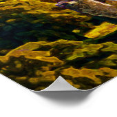 Citta Alta in Bergamo, Italien Poster (Ecke)