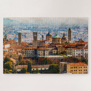 Citta Alta in Bergamo, Italien Puzzle