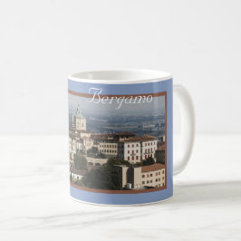 Città Alta Panorama, Bergamo, Italien Kaffeetasse
