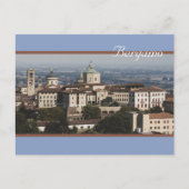 Città Alta Panorama, Bergamo, Italien Postkarte (Vorderseite)