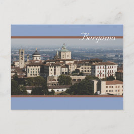 Città Alta Panorama, Bergamo, Italien Postkarte