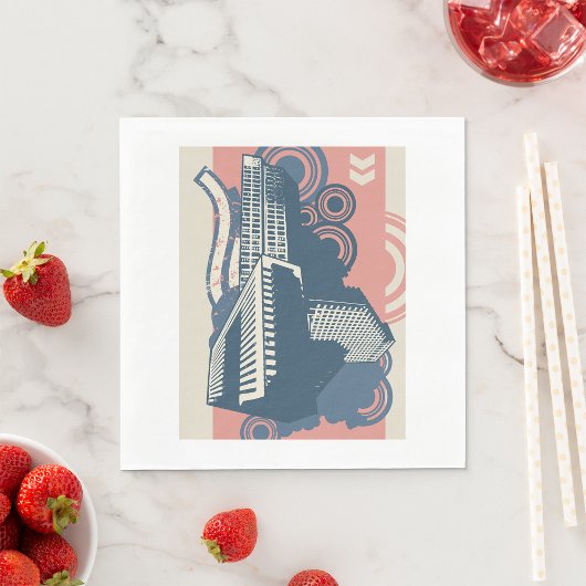 City Abstrakt Paper Napkins Serviette
