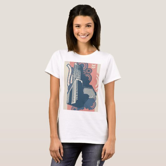 City Abstrakt Womens T - Shirt (Vorne ganz)