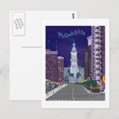 City Alight Postcard Postkarte (Vorne/Hinten)