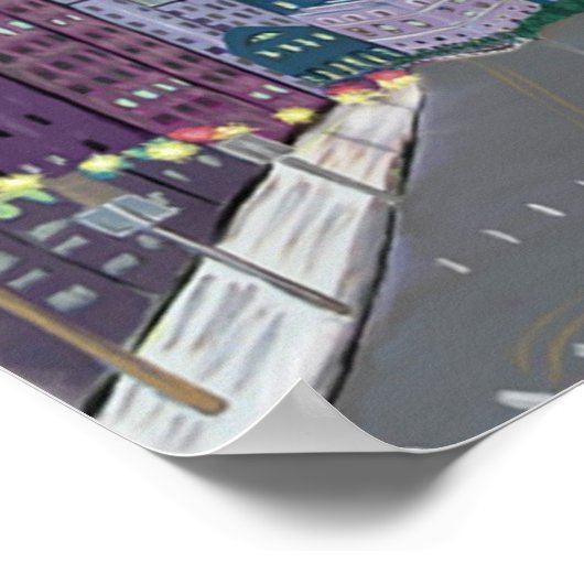 City Alight Poster (Ecke)