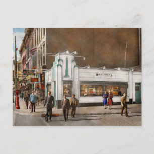 City - Amsterdam NY - Hamburgers 5 Cent 1941 Postkarte