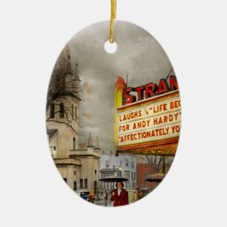 City - Amsterdam NY - Leben beginnt 1941 Keramikornament