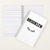 City and Staat Custom Location Notebook Notizblock (Innen)