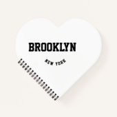 City and Staat Custom Location Notebook Notizblock (Vorderseite)