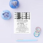 City Apartments, Realtor, Anwesen Agent Werbung Flyer (Einzeln)