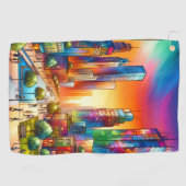 City Art Golfhandtuch (Horizontal)
