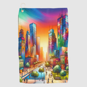 City Art Golfhandtuch