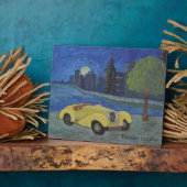 City at Night Plaque Fotoplatte (Seite)