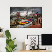 City - Baltimore MD - Modern Maryland Poster (Heimbüro)
