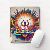 "City Beats in Harmony" Mousepad (Mit Mouse)