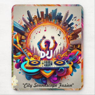 "City Beats in Harmony" Mousepad