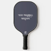 City Bird auf dem Dach Personalisiert Pickleball P Pickleball Schläger (Rückseite)