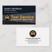 City Block Search Light for Night Taxi Cab Visitenkarte (Vorne/Hinten)