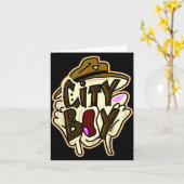City Boy Meme Karte (Gelbe Blume)