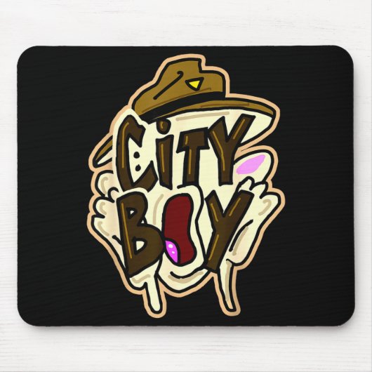 City boy meme  mousepad (Vorne)
