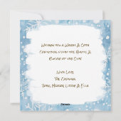 City Brownstone zu Weihnachten Personalisiert (Rückseite)